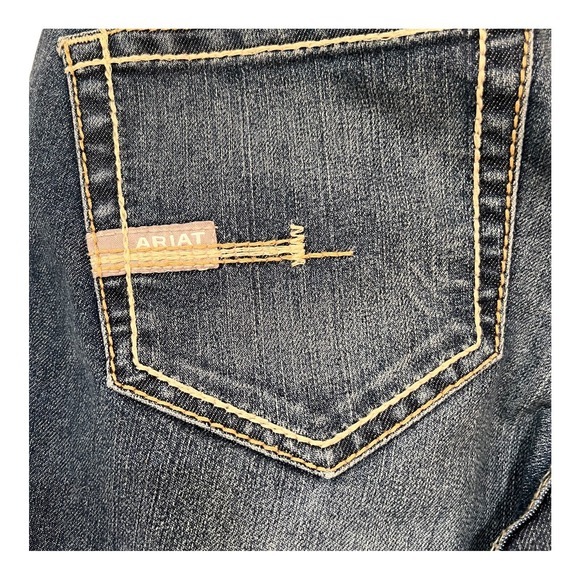 Ariat® Ladies Rebar DuraStretch Riveter Straight Leg Jeans Mid Rise 27 Long - Picture 8 of 9